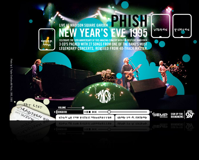 Phish Flash Photo and Video Gallery